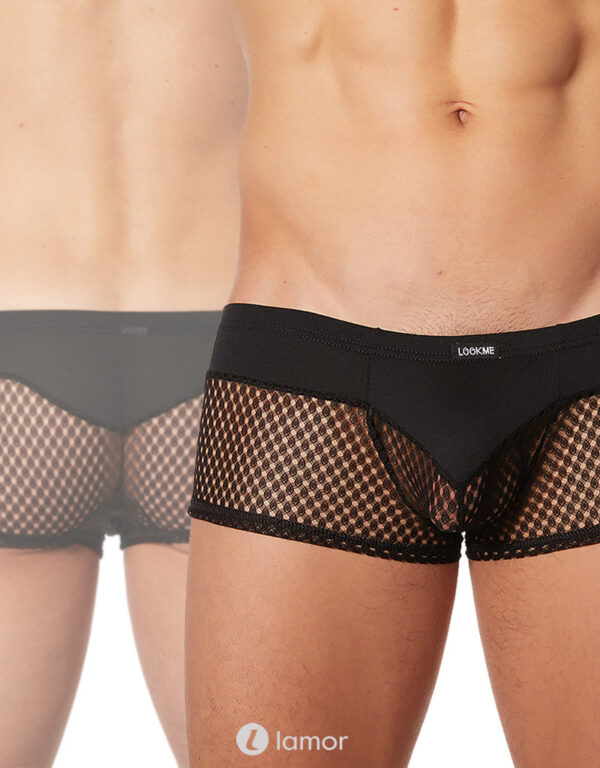 * LOOK ME Heren boxer met mesh deel (S)