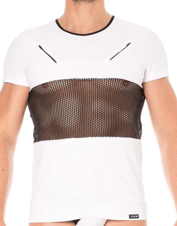 * LOOK ME Heren Shirt in combinatie met mesh