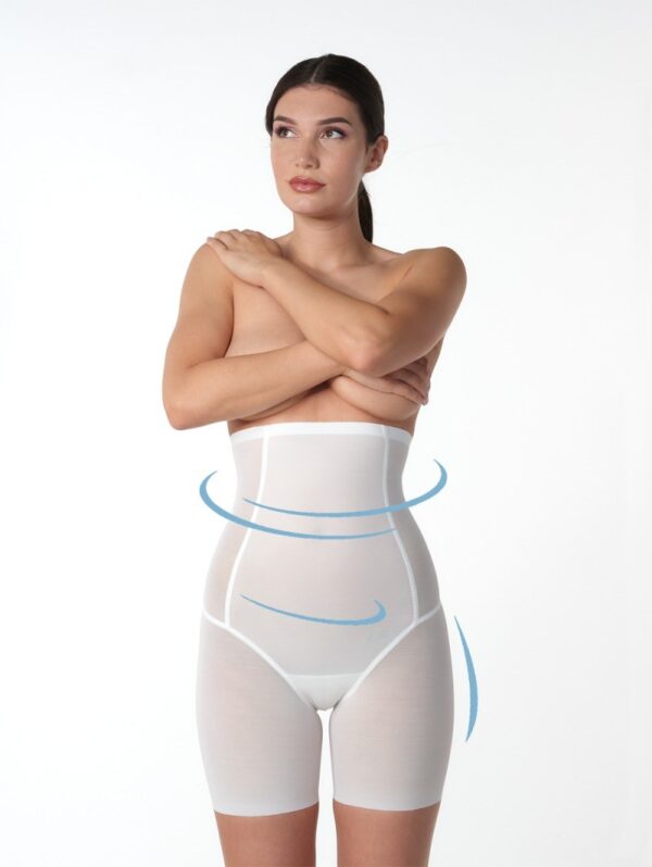 Poirier MP-50 High Waist Control Short Ivory | Maat: XXL