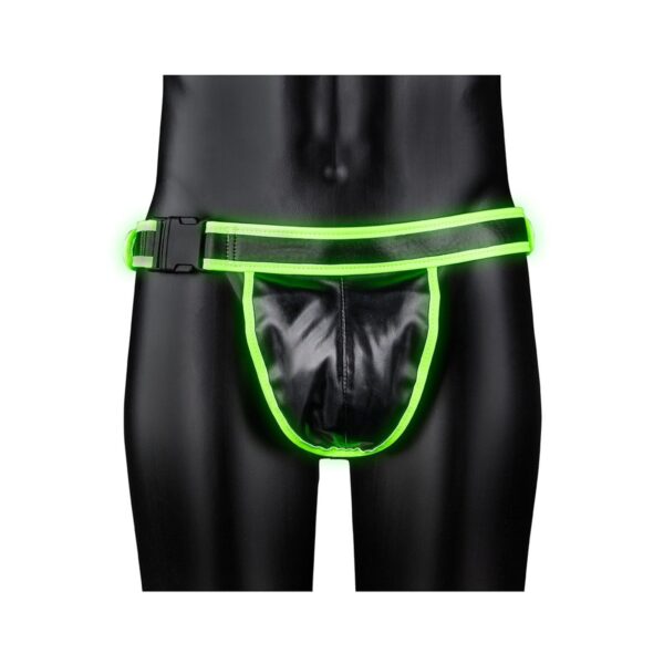 Ouch! Glow in the Dark Jockstrap Met Gesp #2 L/XL