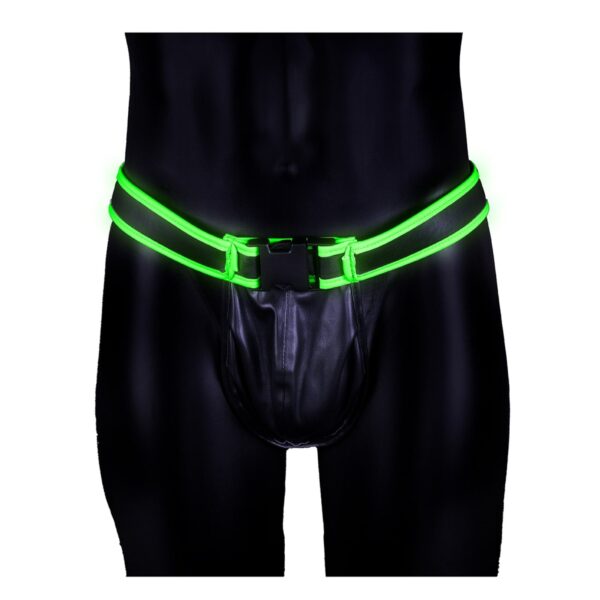 Ouch! Glow in the Dark Jockstrap Met Gesp #1 L/XL